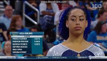 Hiphop Gymnastic Champions game Sophina DeJesus UCLA Floor 2016 vs Utah 9.925