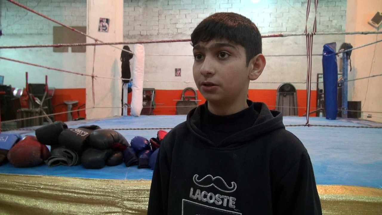 Boxen gegen den Bombenterror in Aleppo