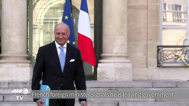 French foreign minister Fabius says he is leaving government