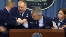 Air Force Major General Faints During News Conference