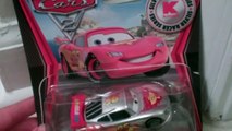 Disney Cars Lightning McQueen with Metallic Paint and Piston Cup Logo Exclusive K Mart Silver Series