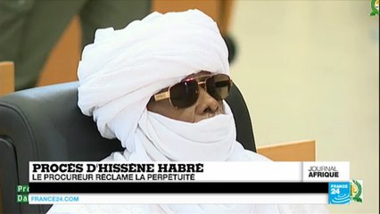 La perpétuité requise contre Hissène Habré à Dakar