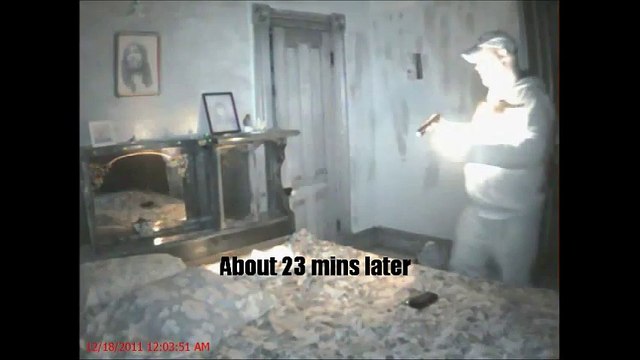 Paranormal Activity! A house in Greenville, Ohio Door opens and closes. From IR still cams