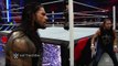 WWE Network_ Rollins, Reigns and Ambrose Triple Power Bomb Randy Orton through the announce table