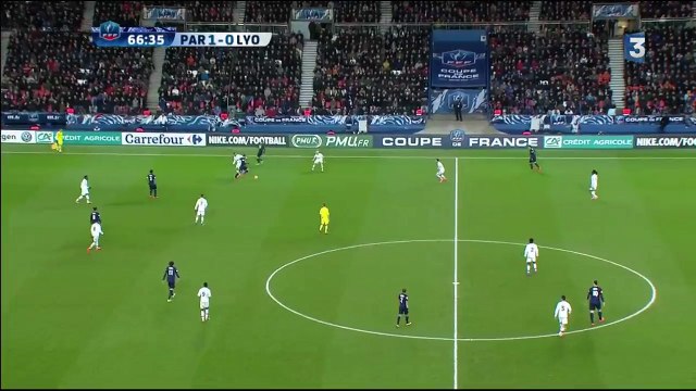2-0 Zlatan Ibrahimovic Second Goal - PSG v. Lyon 10.02.2016 HD