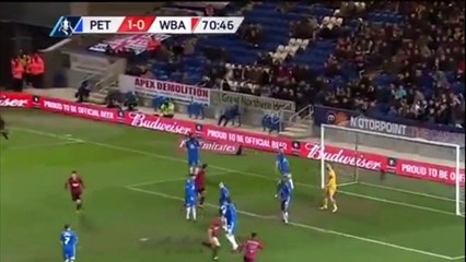 PETERBOROUGH VS WEST BROM 1-1 GOAL Fletcher 10-02-2016 [HD]