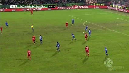 Lewandowski 2nd Goal - Bochum 0-3 Bayern München 10.02.2016 HD