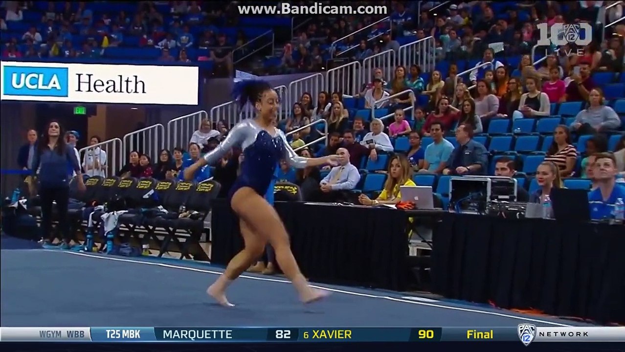 Une gymnaste provoque l'hystérie en ponctuant sa chorégraphie de pas de hip-hop