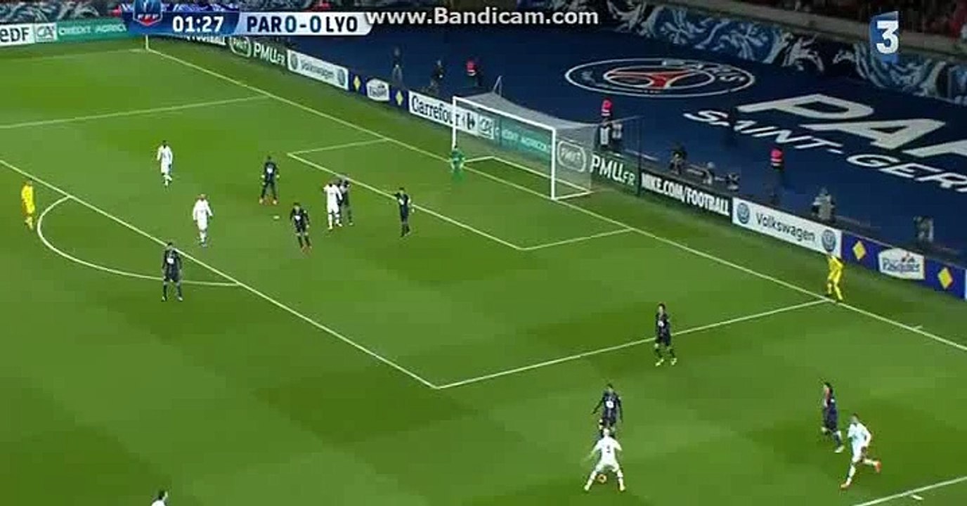 PSG 1st Chance raté - Paris Saint Germain vs Lyon - 10.03.2016-x3rem91