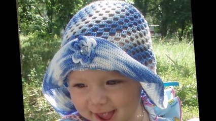 Вязаные крючком шляпки для самых маленьких