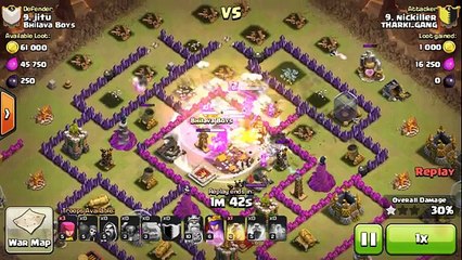 Clash Of Clans - Th9 3 starred with GoWiPe