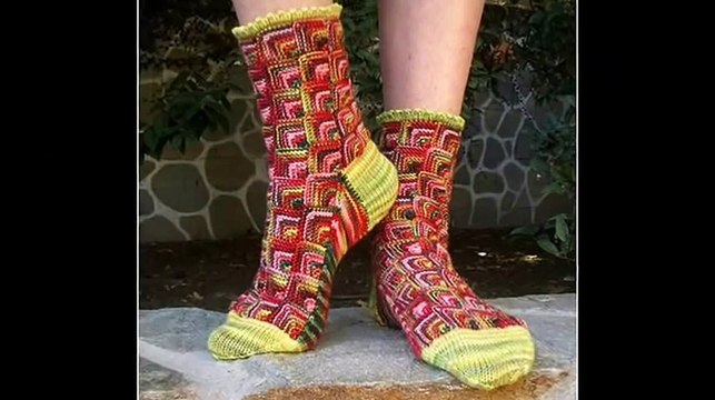 Хобби - вязание. Вязаные носки
