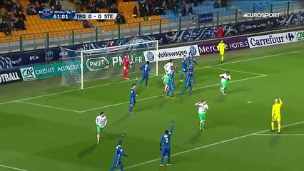 Troyes 1-2 St. Etienne  - All Goals & Highlights - Coupe De France  2016