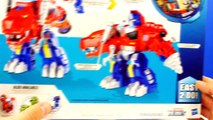 Transformers Optimus Primal T-Rex Rescue Bots Toy Eating Disney Pixar Cars Superman Superhero