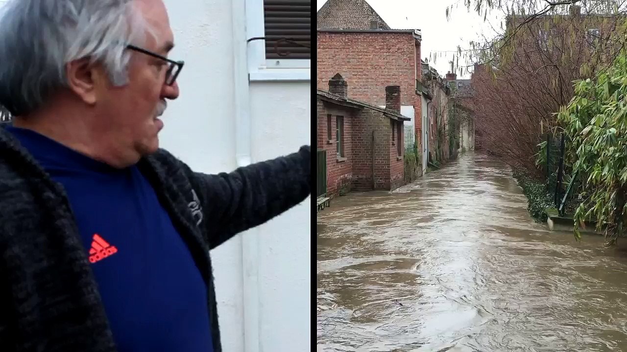 Montée des eaux dans l'Aisne