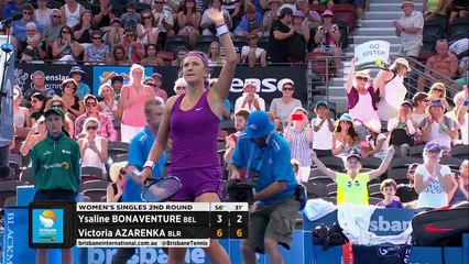 Victoria Azarenka dabs - Brisbane International 2016