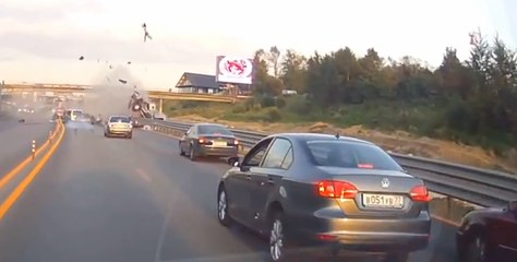 Аварии с вылетом водителя из машины