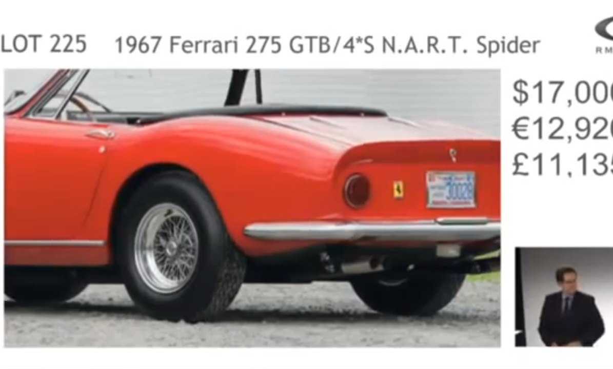 Ferrari 275 GTB_4S a subasta por RM Auctions