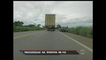 SBT Brasil mostra as condições precárias da rodovia Belém-Brasília