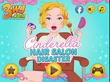Disney Princess Games - Cinderella Hair Salon Disaster – Best Disney Games For Kids Cinderella