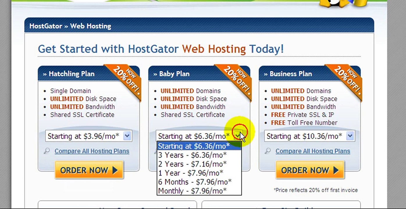 Como Comprar Hosting y Dominio en Hostgator Con 99% de Descuento Cupon 30THEMUN30