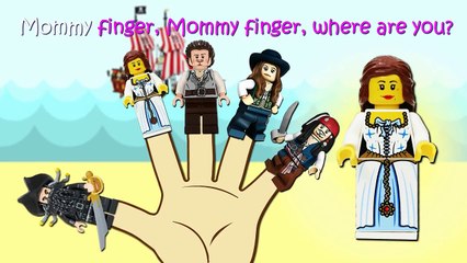 Pirates 3D Lego Finger Family Nursery Rhymes Lyrics