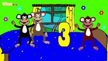 5 kleine Affen Cinco monitos Zweisprachiges Kinderlied Dt. Span. Yleekids
