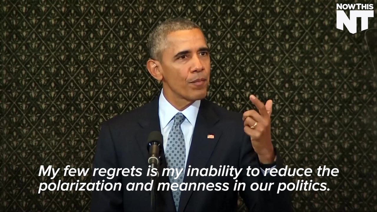 President Obama Urges Political Unity