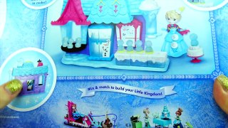 NEW 2016 Disney FROZEN Little KINGDOM Arendelle Treat Shoppe with SNAP-INS ELSA and OLAF