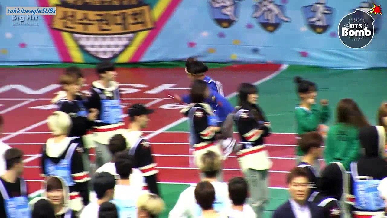 [SUB ESPAÑOL][BANGTAN BOMB] a 400-meter relay race @ 2016 ISAC