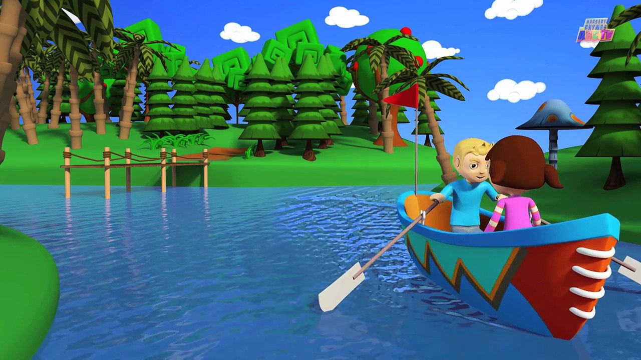 Row Row Row Your Boat | Nursery Rhymes For Kids