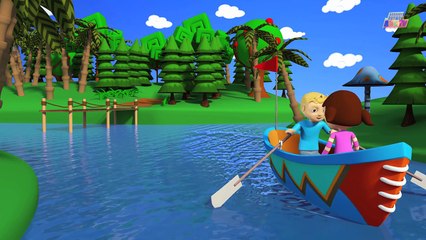Row Row Row Your Boat | Nursery Rhymes For Kids