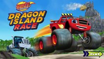 ღBlaze And The Monster Machine - Blaze Dragon Island Race - NickJr Games For Kids