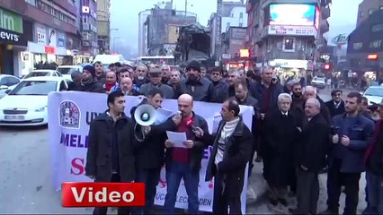 Maden işçilerinden misafirhane eylemi