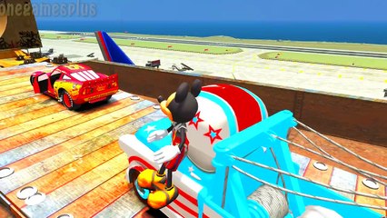 Disney PIXAR cars Mater Stunt, Mickey Mouse Children s Songs, Lightning McQueen Goofy
