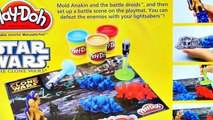 Play Doh Star Wars The Clone Wars Surprise Egg Playdough LightSaber R2-D2 TMNT Mashems