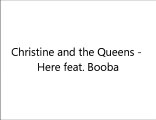 Christine and the Queens - Here feat. Booba {Paroles/Lyrics}2016