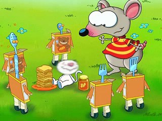 Toopy and Benoo - Peanut Butter Bot / Pet Palace / Play Clay