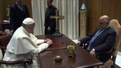 Premiê do Iraque visita Vaticano