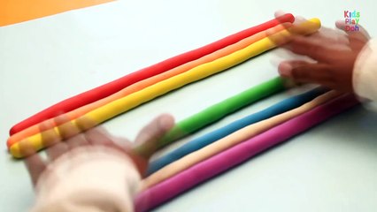 Easy Play doh Rainbow | How to Make Rainbow With Play Dough