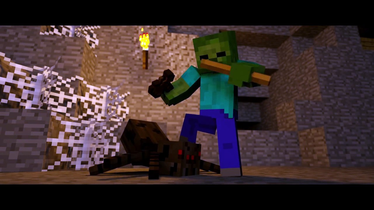 SkeleGUN & ZOMBIE - Minecraft Animation