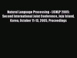 [PDF Download] Natural Language Processing - IJCNLP 2005: Second International Joint Conference