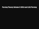 [PDF Download] Parsing Theory: Volume II LR(k) and LL(k) Parsing [Download] Online
