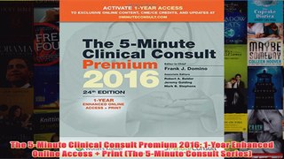 Download PDF  The 5Minute Clinical Consult Premium 2016 1Year Enhanced Online Access  Print The FULL FREE