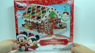 We build then DESTROY the Disney Mickey Mouse and Minnie Mouse Holiday Gingerbread House
