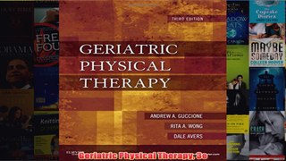 Download PDF  Geriatric Physical Therapy 3e FULL FREE