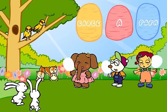 La barbe à papa - chanson enfant et dessin animé interactif et éducatif