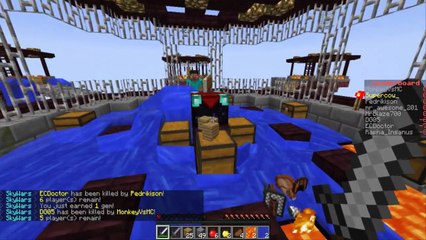 FUNNIEST SKYWARS EVER! | SkyWars Funny Moments w/PrestonPlayz | (Minecraft SkyWars Minigam