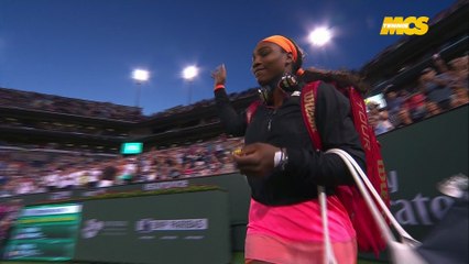 Indian Wells - L'ovation pour Serena Williams