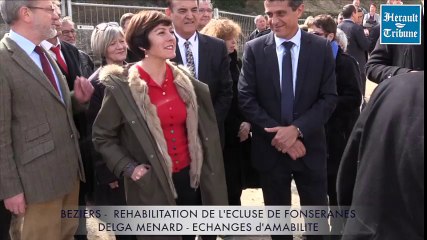 BEZIERS – 2016 - Carole DELGA à Robert MENARD : « Je n’ai pas de leçon à recevoir de vous Monsieur le Maire "